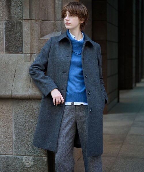 J.PRESS(ジェイプレス)の「CASHMERE BLEND 襟付き ニット(ニット/セーター・レディース・レッド系/ベージュ系/ライトグレー系/ブルー系/ふじ色系/ライトグリーン系・T15/T13)」の9枚目の写真