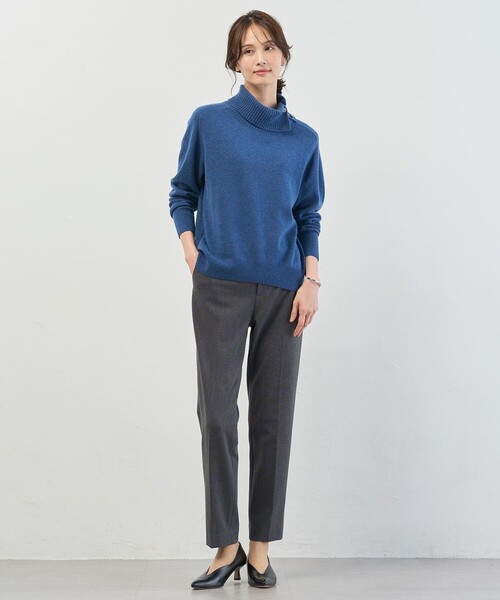 J.PRESS(ジェイプレス)の「CASHMERE BLEND 襟付き ニット(ニット/セーター・レディース・レッド系/ベージュ系/ライトグレー系/ブルー系/ふじ色系/ライトグリーン系・T15/T13)」の13枚目の写真