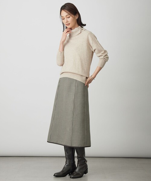 J.PRESS(ジェイプレス)の「CASHMERE BLEND 襟付き ニット(ニット/セーター・レディース・レッド系/ベージュ系/ライトグレー系/ブルー系/ふじ色系/ライトグリーン系・T15/T13)」の19枚目の写真