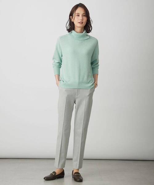 J.PRESS(ジェイプレス)の「CASHMERE BLEND 襟付き ニット(ニット/セーター・レディース・レッド系/ベージュ系/ライトグレー系/ブルー系/ふじ色系/ライトグリーン系・T15/T13)」の21枚目の写真