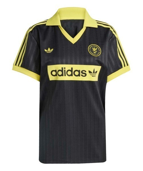  FOOTBALL TEE ブラック サッカー インスパイアード adidas Originals GRAPHIC FOOTBALL INSPIRED JERSEY（アディダス