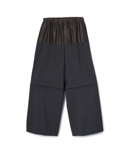 L.H.P（エルエイチピー）の「NON TOKYO/ノントーキョー/２WAYバイカラースラックス（スラックス・レディース・ブラック/グレー/サックスブルー・1/2）」の18枚目の写真