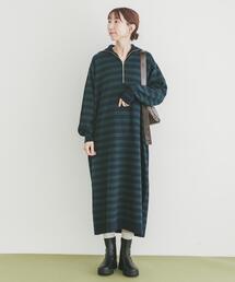 ITEMS URBANRESEARCH | ハーフジップポロワンピース(ワンピース)