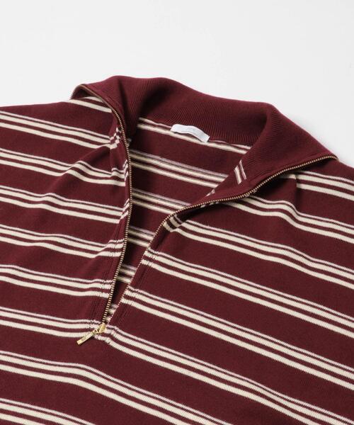 ITEMS URBANRESEARCH(アイテムズ アーバンリサーチ)の「ハーフジップポロワンピース(ワンピース・レディース・ネイビー/ボルドー・FREE)」の18枚目の写真