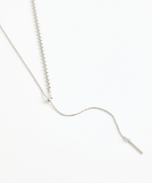 earth music&ecology（アースミュージックアンドエコロジー）の「コンビチェーンスライドネックレス（ネックレス・レディース・ゴールド/シルバー・F）」の4枚目の写真