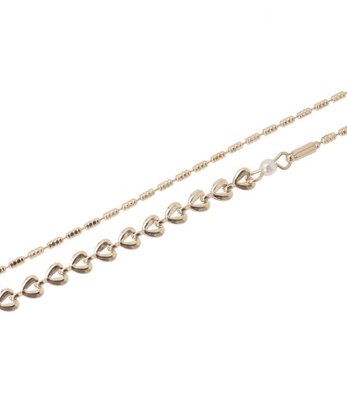 earth music&ecology（アースミュージックアンドエコロジー）の「コンビチェーンスライドネックレス（ネックレス・レディース・ゴールド/シルバー・F）」の9枚目の写真