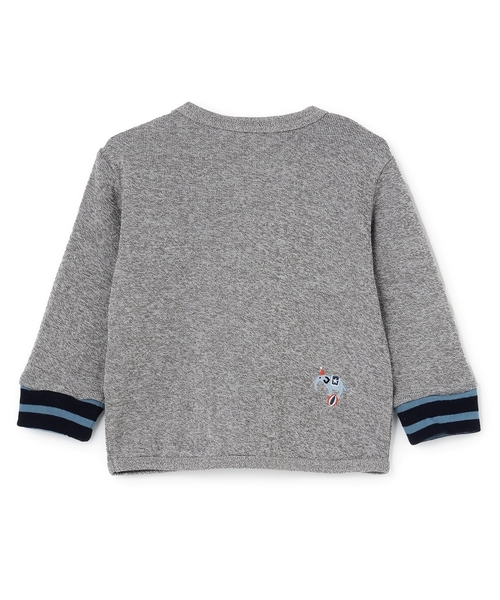 kladskap（クレードスコープ）の「乗り物/アニマル接結長袖Tシャツ（Tシャツ/カットソー・キッズ・マスタード/グレー・90cm/110cm/120cm/80ｃｍ/100cm）」の3枚目の写真