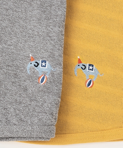 kladskap（クレードスコープ）の「乗り物/アニマル接結長袖Tシャツ（Tシャツ/カットソー・キッズ・マスタード/グレー・90cm/110cm/120cm/80ｃｍ/100cm）」の8枚目の写真
