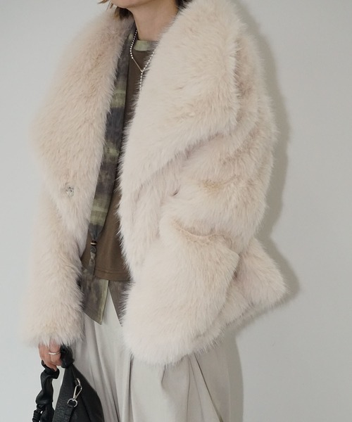 Fano Studios ファーコート スタンドカラー プードルファーコート FD25W017【Fano Studios