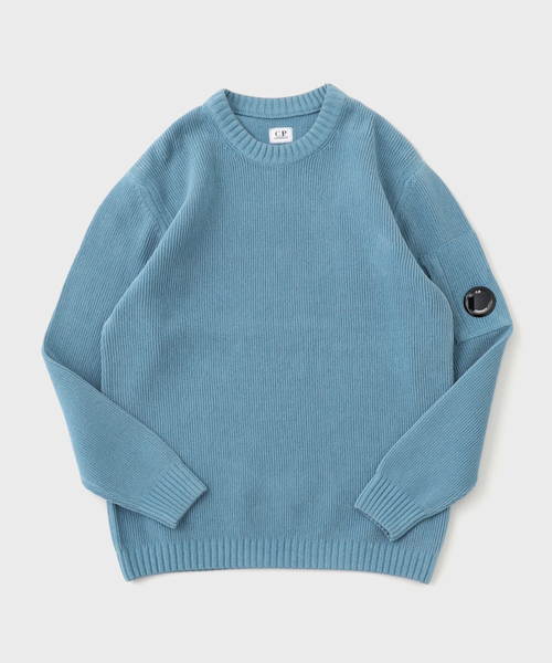 C.P. Company / シーピーカンパニー KNW CREW NECK IN CHENILLE