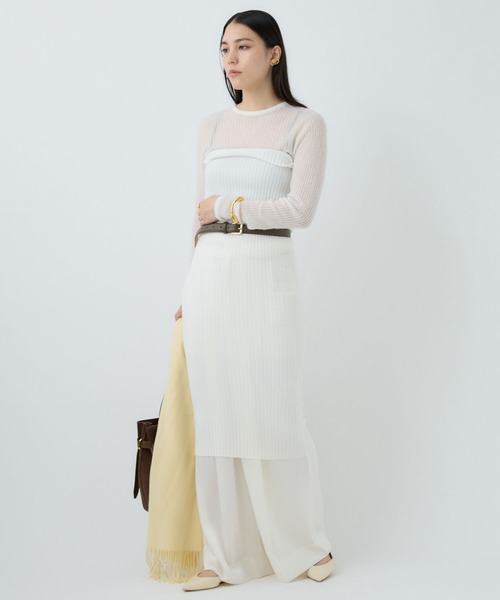Chaos（カオス）の「Chaos(カオス)/◆elegancese◆別注カシミヤストール（ストール/ショール・レディース・チェック/ダークブラウン/イエロー系その他・FREE）」の15枚目の写真