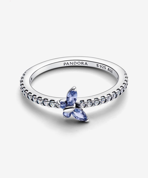 PANDORA(パンドラ)の「スパークリング ブルー バタフライ リング(リング・レディース・シルバー・48/50/52/54/56/58/60)」の2枚目の写真