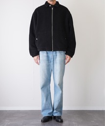 美品◾️STP 総柄ロゴ×黒ブラック スウィングトップ ワークジャケット L 美品◾️STP 総柄ロゴ×黒ブラック スウィングトップ ワークジャケット