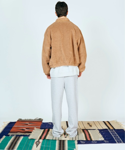 SUNNY  SPORTS（サニースポーツ）の「SUNNY SPORTS サニースポーツ / BOA FLEECE SWING TOP（ブルゾン・メンズ・ブラウン/ブラック・MEDIUM/LARGE）」の4枚目の写真