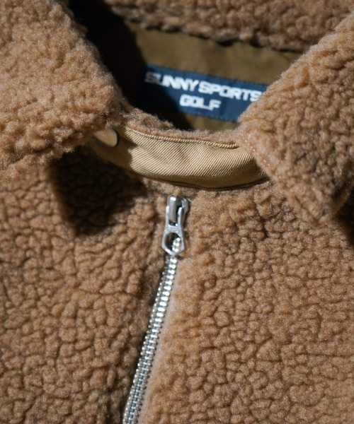 SUNNY  SPORTS（サニースポーツ）の「SUNNY SPORTS サニースポーツ / BOA FLEECE SWING TOP（ブルゾン・メンズ・ブラウン/ブラック・MEDIUM/LARGE）」の10枚目の写真