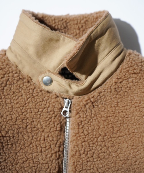 SUNNY  SPORTS（サニースポーツ）の「SUNNY SPORTS サニースポーツ / BOA FLEECE SWING TOP（ブルゾン・メンズ・ブラウン/ブラック・MEDIUM/LARGE）」の11枚目の写真