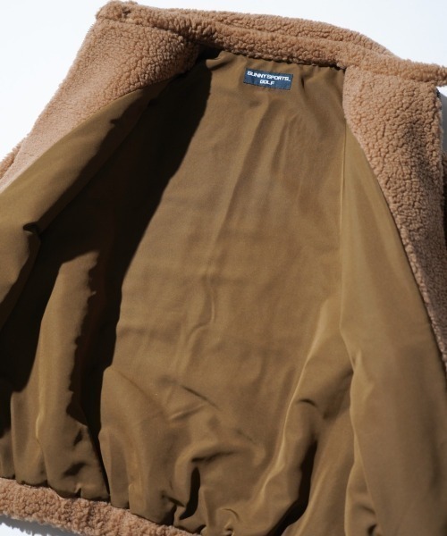 SUNNY  SPORTS（サニースポーツ）の「SUNNY SPORTS サニースポーツ / BOA FLEECE SWING TOP（ブルゾン・メンズ・ブラウン/ブラック・MEDIUM/LARGE）」の7枚目の写真