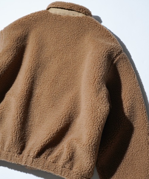 SUNNY  SPORTS（サニースポーツ）の「SUNNY SPORTS サニースポーツ / BOA FLEECE SWING TOP（ブルゾン・メンズ・ブラウン/ブラック・MEDIUM/LARGE）」の8枚目の写真