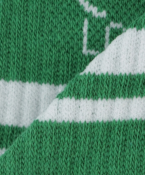 by LOVEiT（バイラビット）の「ロゴクルーソックス（ソックス/靴下・キッズ・ピンク/グリーン/ブラック/オフホワイト・L/M）」の11枚目の写真