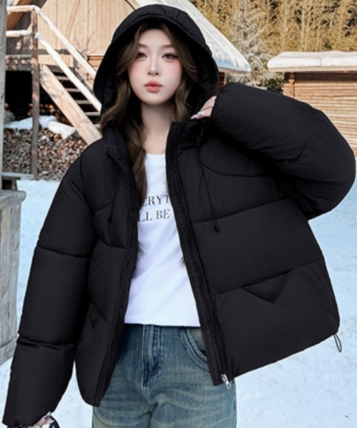 セール】フード付き エコダウンジャケット（ダウンジャケット/コート