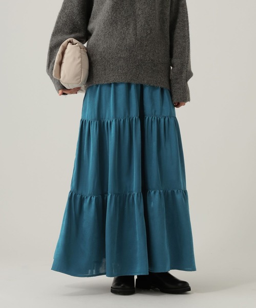 Elura（エルーラ）の「ティアードスカート/622314（スカート・レディース・ターコイズブルー/ブラック・FREE）」の12枚目の写真