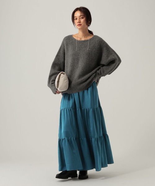 Elura（エルーラ）の「ティアードスカート/622314（スカート・レディース・ターコイズブルー/ブラック・FREE）」の7枚目の写真