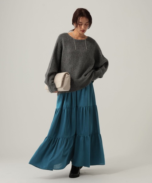 Elura（エルーラ）の「ティアードスカート/622314（スカート・レディース・ターコイズブルー/ブラック・FREE）」の8枚目の写真