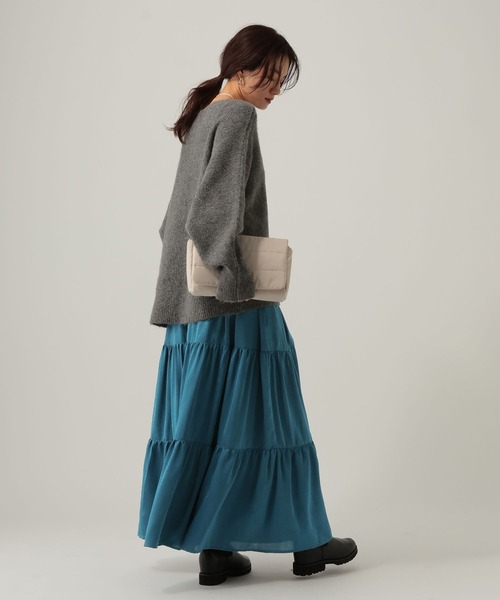 Elura（エルーラ）の「ティアードスカート/622314（スカート・レディース・ターコイズブルー/ブラック・FREE）」の10枚目の写真