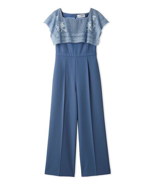 LILY BROWN（リリーブラウン）の「レースカラーコンビネゾン（ワンピース・レディース・オリーブ/ブラック/ブルー・1/0）」の3枚目の写真