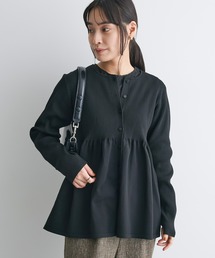 CRAFT STANDARD BOUTIQUE | ポリエステルペプラムチュニック◆(チュニック)