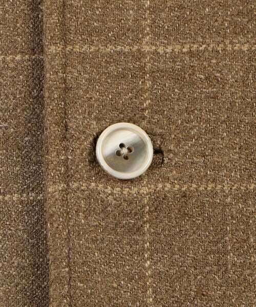 Caruso(カルーゾ)の「【別注】CARUSO シルクリネン フォレスティエールジャケット(ブルゾン・メンズ・ブラウン系その他・48)」の11枚目の写真