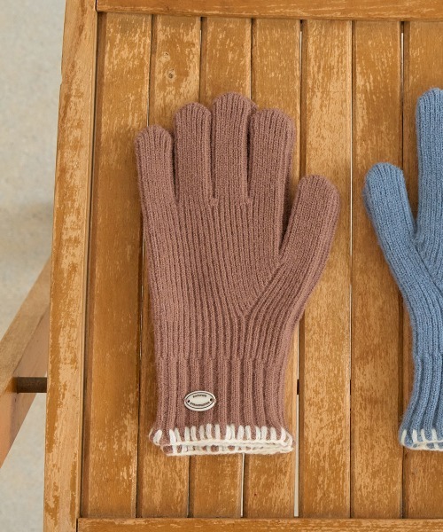 ROCKFISH WEATHERWEAR（ロックフィッシュウェザーウェア）の「NEW WOOLY SHORT GLOVES（手袋・レディース・ベージュ/マスタード/キャメル/グレー/グレイッシュベージュ/ブルー・FREE）」の6枚目の写真