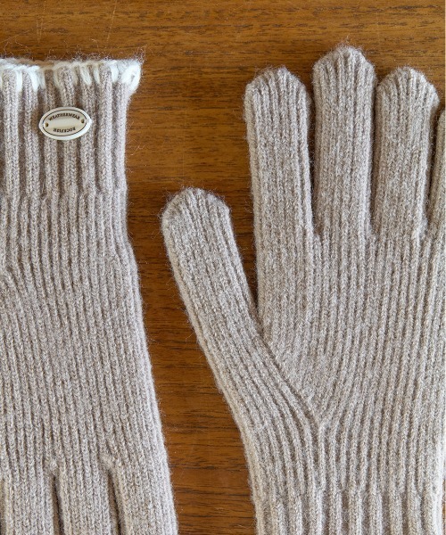 ROCKFISH WEATHERWEAR（ロックフィッシュウェザーウェア）の「NEW WOOLY SHORT GLOVES（手袋・レディース・ベージュ/マスタード/キャメル/グレー/グレイッシュベージュ/ブルー・FREE）」の18枚目の写真