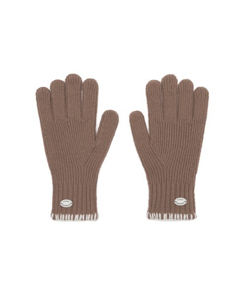 ROCKFISH WEATHERWEAR（ロックフィッシュウェザーウェア）の「NEW WOOLY SHORT GLOVES（手袋・レディース・ベージュ/マスタード/キャメル/グレー/グレイッシュベージュ/ブルー・FREE）」の9枚目の写真