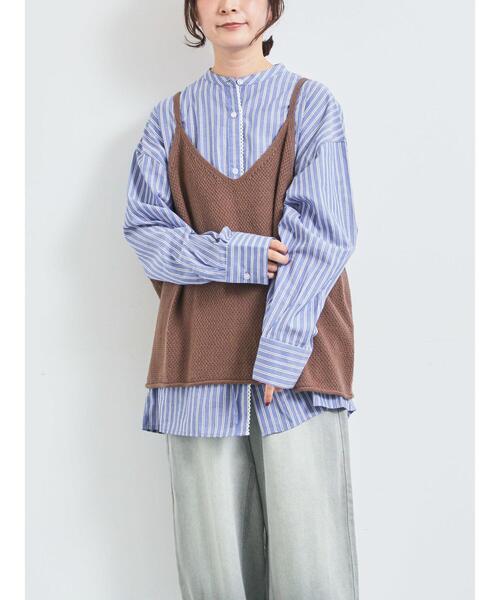 SM2（エスエムツー）の「ニットキャミチュニック（ニット/セーター・レディース・ブラック/モカ/トップグレー・F）」の12枚目の写真