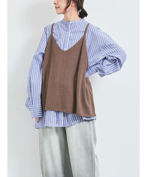 SM2（エスエムツー）の「ニットキャミチュニック（ニット/セーター・レディース・ブラック/モカ/トップグレー・F）」の13枚目の写真