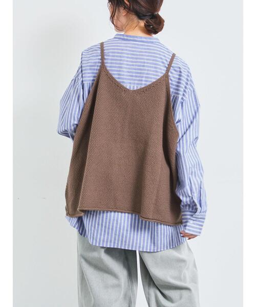 SM2（エスエムツー）の「ニットキャミチュニック（ニット/セーター・レディース・ブラック/モカ/トップグレー・F）」の14枚目の写真