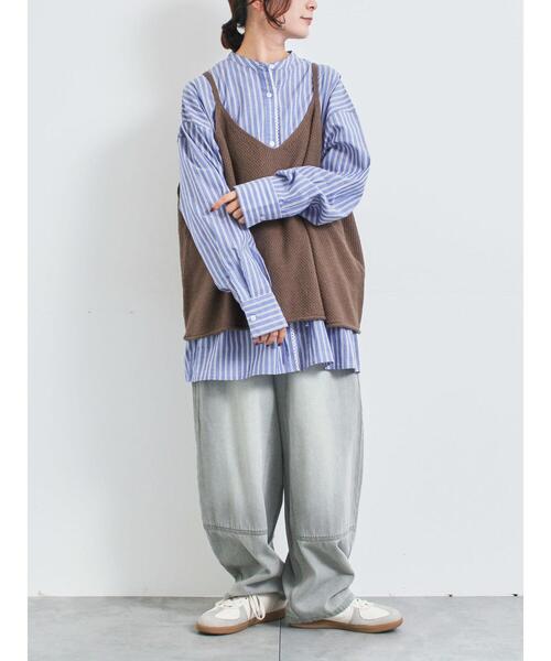 SM2（エスエムツー）の「ニットキャミチュニック（ニット/セーター・レディース・ブラック/モカ/トップグレー・F）」の18枚目の写真