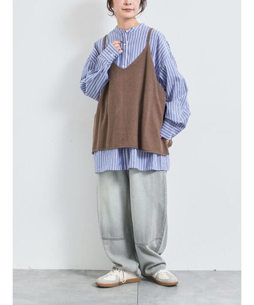 SM2（エスエムツー）の「ニットキャミチュニック（ニット/セーター・レディース・ブラック/モカ/トップグレー・F）」の19枚目の写真