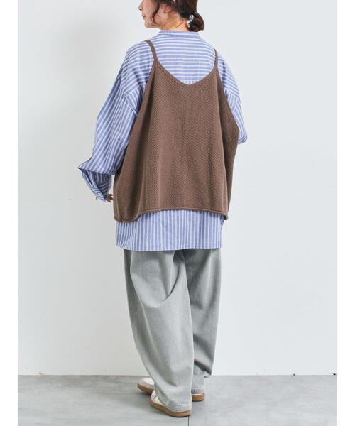 SM2（エスエムツー）の「ニットキャミチュニック（ニット/セーター・レディース・ブラック/モカ/トップグレー・F）」の20枚目の写真