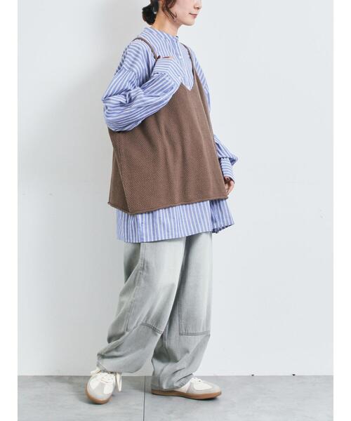 SM2（エスエムツー）の「ニットキャミチュニック（ニット/セーター・レディース・ブラック/モカ/トップグレー・F）」の22枚目の写真