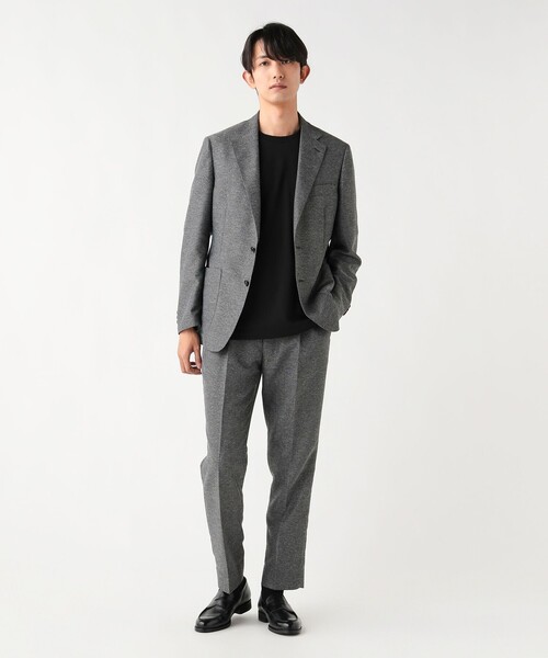 BEAMS HEART(ビームスハート)の「【7/2値下げ】テックカラミ 2ボタン ジャケット(セットアップ対応)(テーラードジャケット・メンズ・ネイビー/グレー・SMALL/MEDIUM/LARGE/X-LARGE)」の4枚目の写真