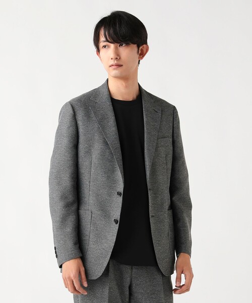 BEAMS HEART(ビームスハート)の「【7/2値下げ】テックカラミ 2ボタン ジャケット(セットアップ対応)(テーラードジャケット・メンズ・ネイビー/グレー・SMALL/MEDIUM/LARGE/X-LARGE)」の5枚目の写真