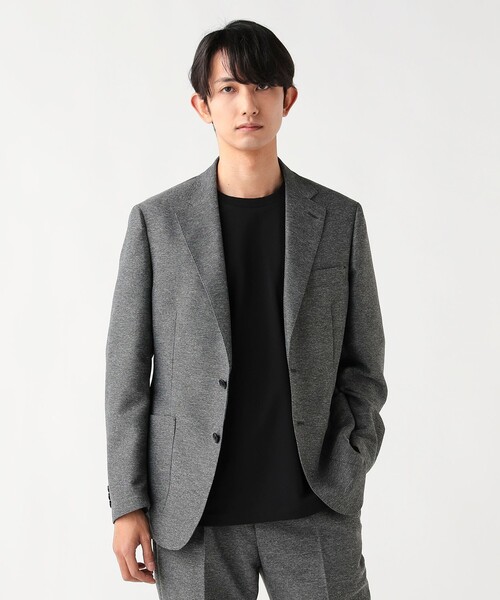 BEAMS HEART(ビームスハート)の「【7/2値下げ】テックカラミ 2ボタン ジャケット(セットアップ対応)(テーラードジャケット・メンズ・ネイビー/グレー・SMALL/MEDIUM/LARGE/X-LARGE)」の6枚目の写真