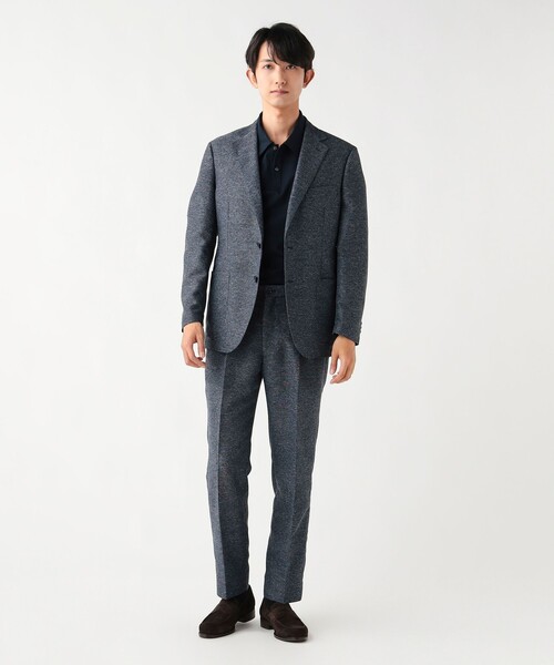 BEAMS HEART(ビームスハート)の「【7/2値下げ】テックカラミ 2ボタン ジャケット(セットアップ対応)(テーラードジャケット・メンズ・ネイビー/グレー・SMALL/MEDIUM/LARGE/X-LARGE)」の7枚目の写真