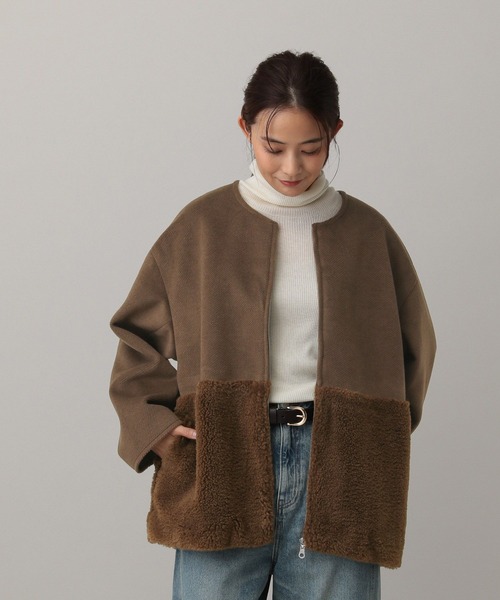 セール】MATINEE LINE/ウールツイル切り替えジャケット/603286（ノー