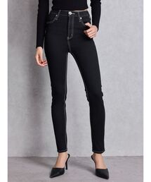 GYDA | ハイウエストワンウォッシュスキニーパンツ(デニムパンツ)