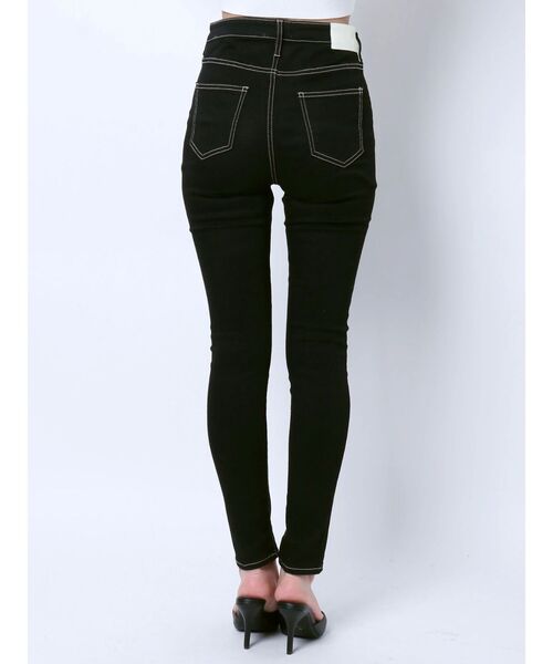 GYDA（ジェイダ）の「ハイウエストワンウォッシュスキニーパンツ（デニムパンツ・レディース・ブラック・LARGE/MEDIUM/X-SMALL/XX-SMALL/SMALL）」の20枚目の写真