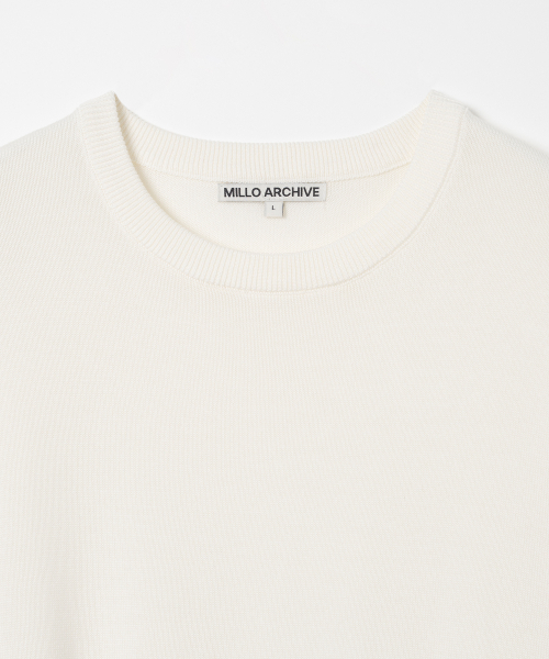 Millo Archive（ミロ アーカイブ）の「クロップイージーニット [アイボリー]（ニット/セーター・メンズ・その他・MEDIUM/LARGE/X-LARGE）」の2枚目の写真