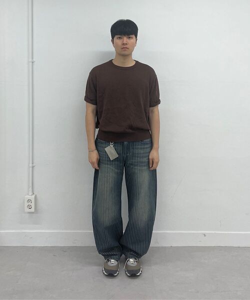 Millo Archive（ミロ アーカイブ）の「クロップイージーニット [アイボリー]（ニット/セーター・メンズ・その他・MEDIUM/LARGE/X-LARGE）」の5枚目の写真